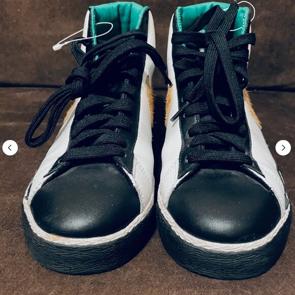 RARE Excellent Nike Blazer Premium High Tiger Woods Green Jacket 8 US 41 EU - Picture 4 of 10